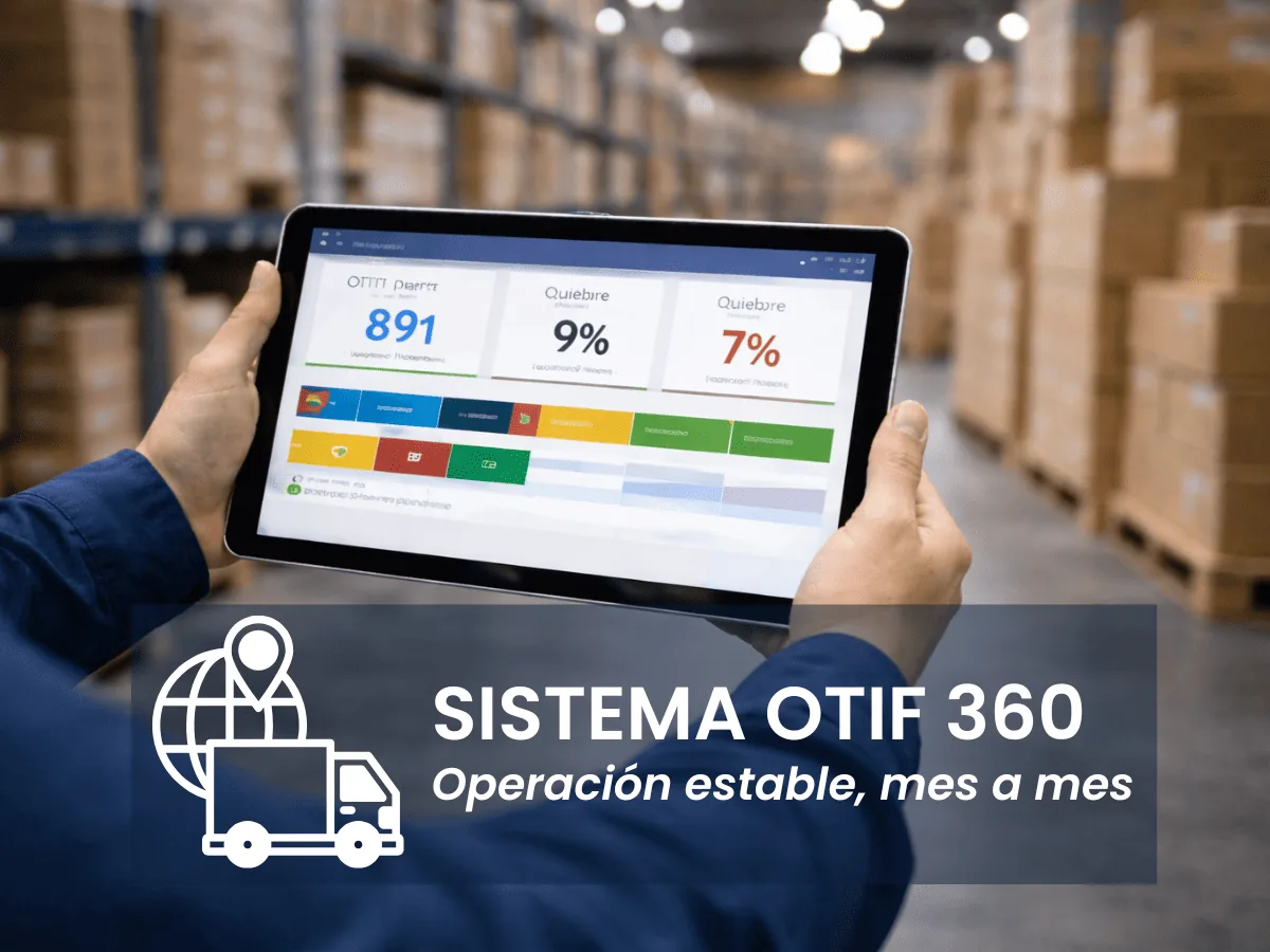 Sistema OTIF 360 para mejorar entregas con más control