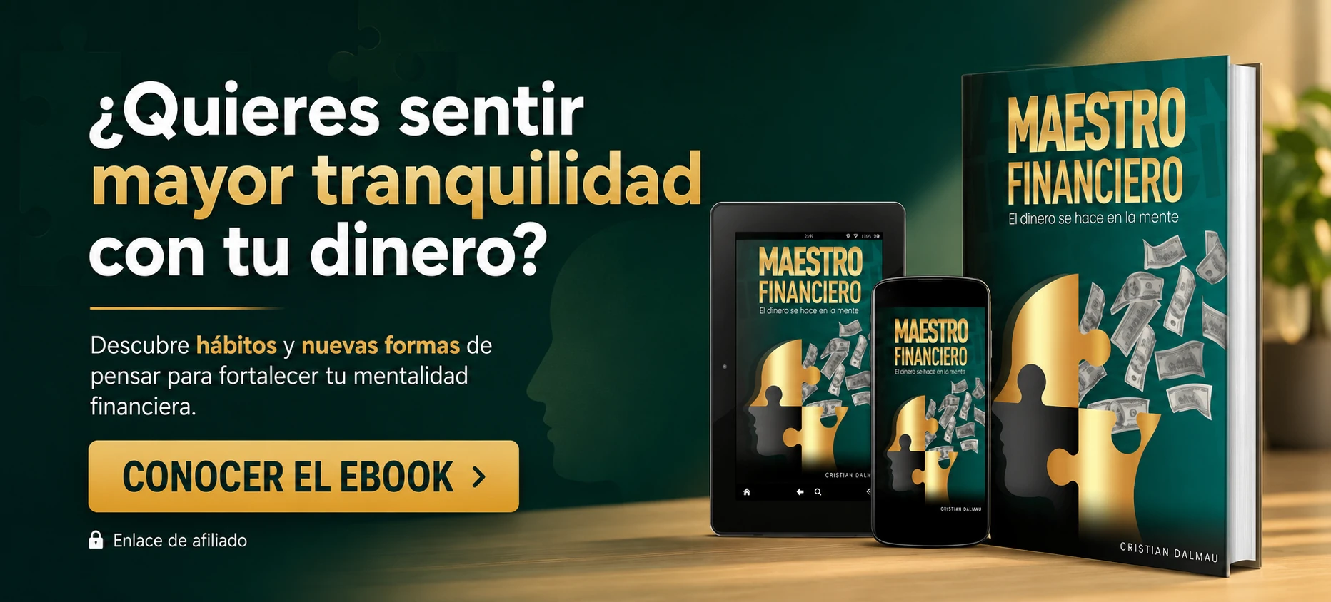 Ebook Maestro Financiero para mejorar hábitos y tranquilidad financiera